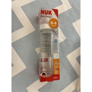 Nuk new classic輕寬口玻璃奶瓶