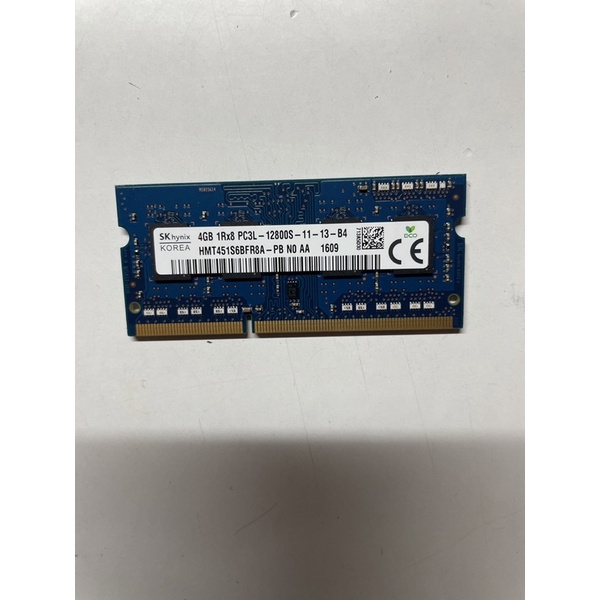 （挑戰最低價）海力士 sk hynix 4GB 1RX8 PC3L-12800S-11-13-B4