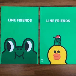 LINE FRIENDS 莎莉sally 雷納德Leonard 禮物袋 購物袋 娛樂收藏 收納 偶像明星商品