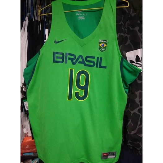 台灣現貨 NIKE 世界盃 巴西隊 奧運球衣 背心 巴西閃電 LEANDRO BARBOSA 19號 2XL 全新