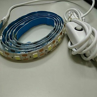 1米 LED燈條 usb 5V 防水燈條 附開關 可剪裁 usb燈條 5050燈條 款式隨機/ 5v 七彩可調帶搖控