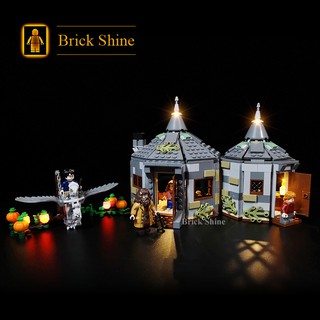 現貨【BRICK SHINE】【燈組】無主體 適用 樂高 LEGO 75947 海格小屋拯救鷹馬巴嘴 BS燈組