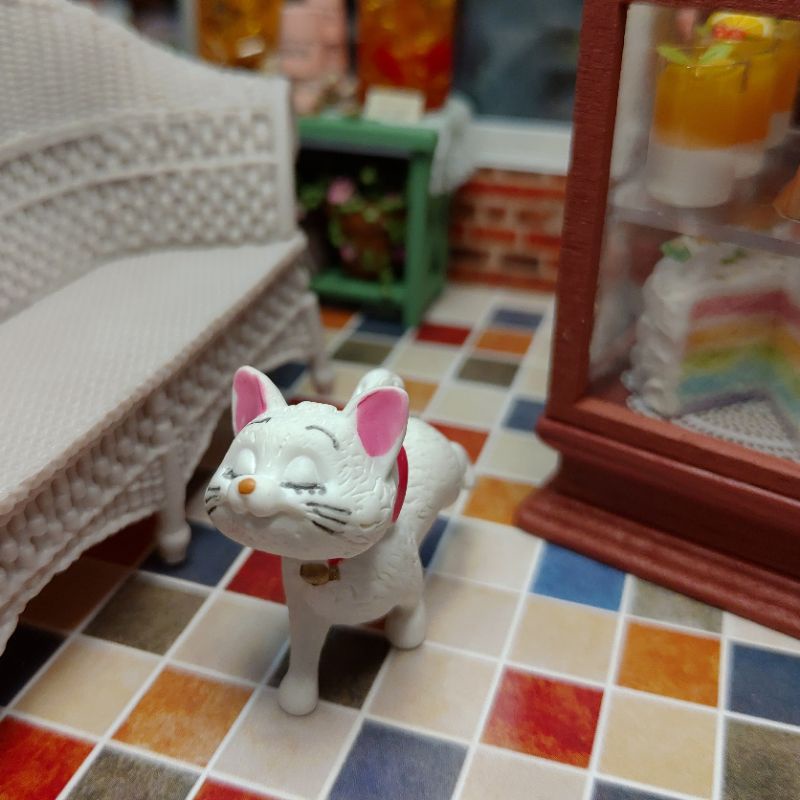 手作 🎀 貓咪 貓 動物 寵物 娃娃屋 袖珍 食玩 微縮 微景觀 模型 盆栽 園藝 裝飾