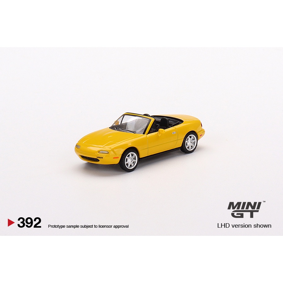 【模例】Mini GT 1/64 Mazda Miata MX-5 (NA) Sunburst Yellow