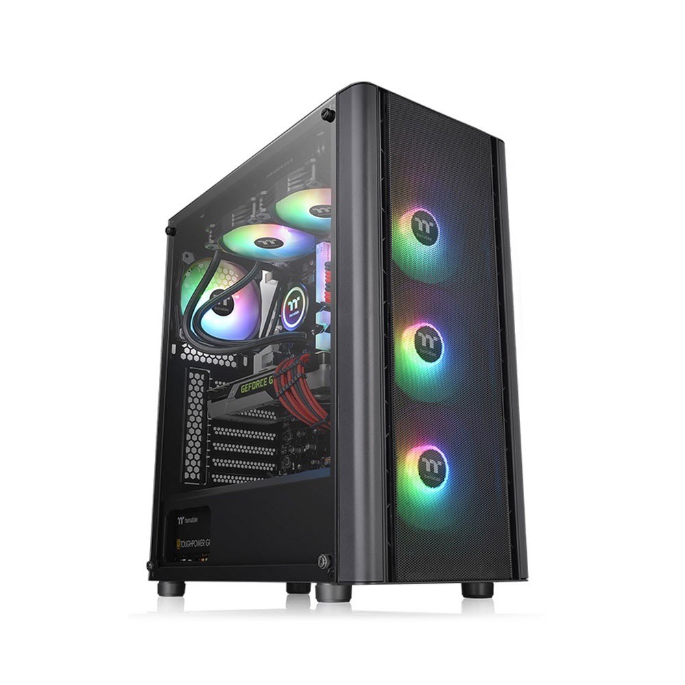 Thermaltake 曜越 鋼粹 V250 TG ARGB Air 強化玻璃中直立式機殼 現貨 廠商直送