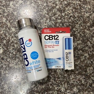 ❗️限時特價🉐️ CB12 White淨味美白漱口水 250ml / spray口腔淨味噴霧 15ml 中文標籤公司貨