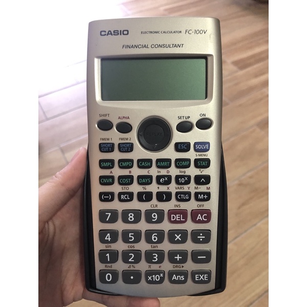 財務計算機 casio fc-100v