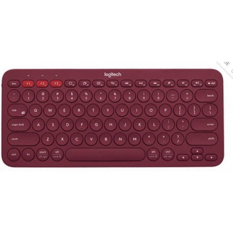 羅技 Logitech K380 跨平台 藍牙 鍵盤 無線 中文 注音 多裝置 多平台 快速切換 快速鍵 紅色