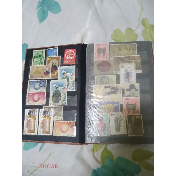 早期集郵簿(全冊已放滿已蓋郵戳的舊郵票)