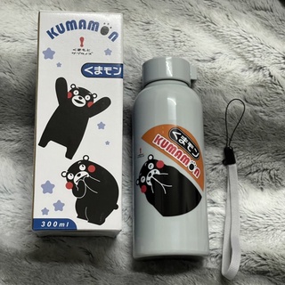 日本九州熊本Kumamon 雙層隔熱玻璃瓶 300ml (水筒)