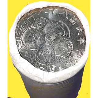 88年幣中幣新台幣發行50週年紀念幣原封條50枚含錢幣桶