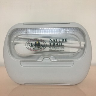 Nature Trail 雙層便當盒 附筷子、湯匙 可微波可冷凍