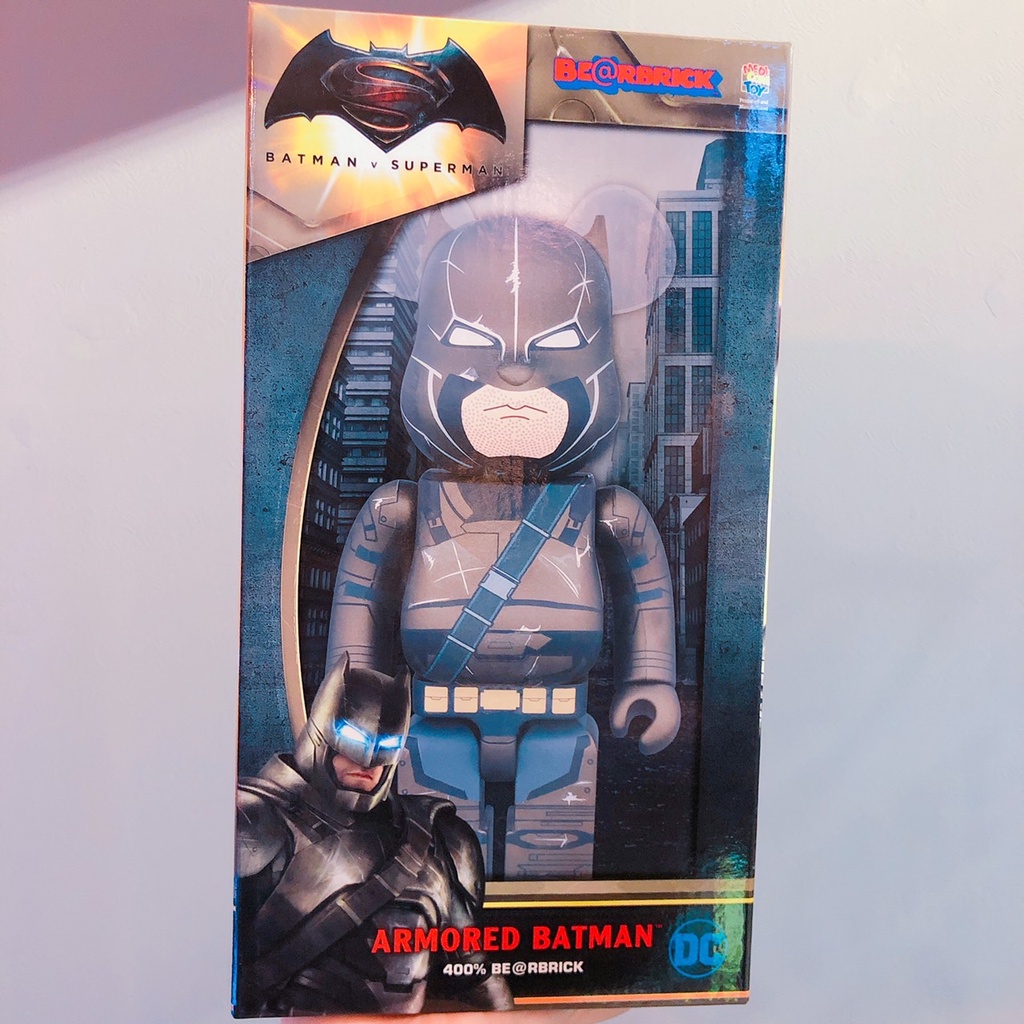 🔥新商品入荷🔥現貨 初代 全新 庫柏力克 裝甲蝙蝠俠 batman 蝙蝠俠對超人 正義曙光  Be@rbrick400%