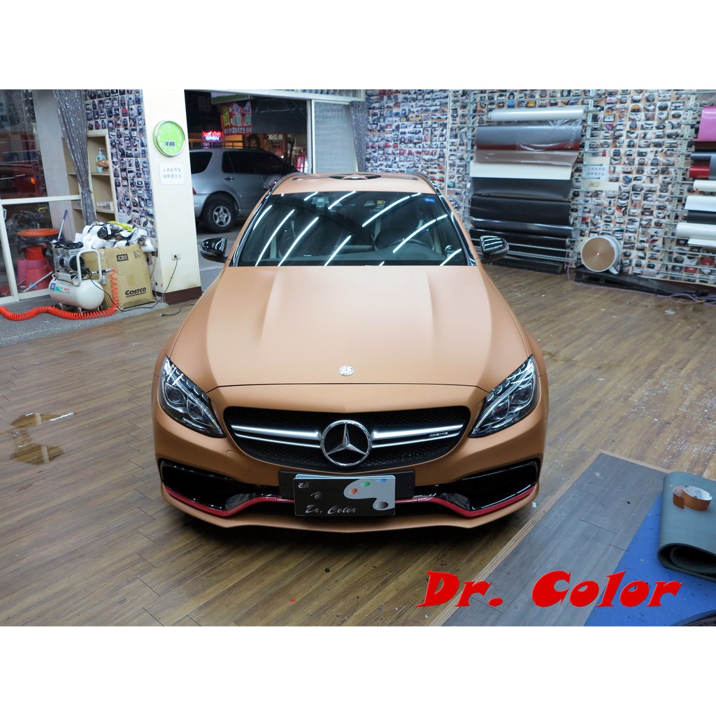 Dr. Color 玩色專業汽車包膜 M-Benz C63 S Estate 全車包膜改色 (3M 1080_M229)