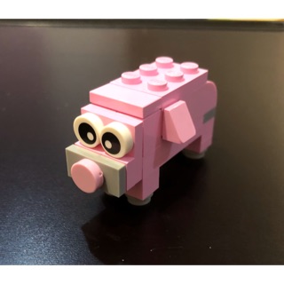 LEGO樂高6273759小豬micro piglet積木玩具 袋裝積木幼稚園生日禮物