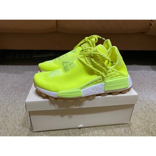 【S.M.P】Pharrell Williams x Adidas NMD HU 菲董 螢光黃 全新公司貨 EF2335