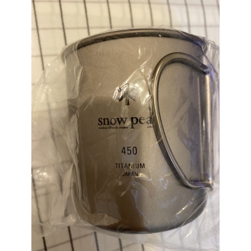 全新 snow peak 雪諾必克 SP鈦金屬單層杯-450(MG-143)