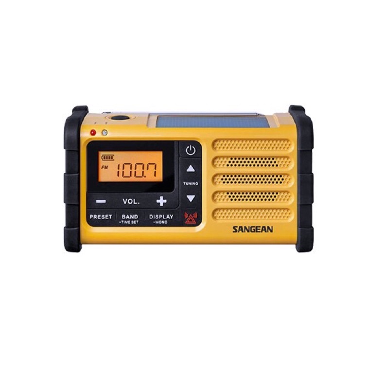 Sangean MMR-88 防災收音機 露營好幫手 FM收音機 MMR-88 廣播電台 太陽能充電 緊急照明 手搖充電