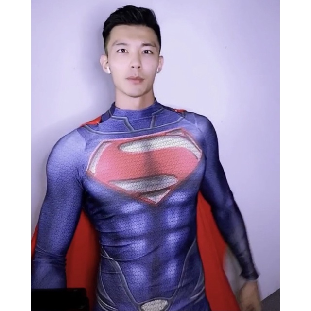 超人緊身衣 (亨利卡維爾 MoS鋼鐵英雄同款) Superman 超人衣服 Cosplay 角色扮演 Zentai