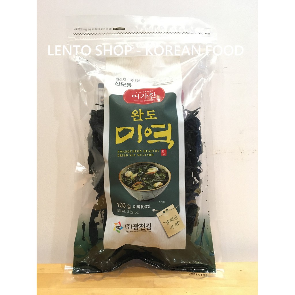 LENTO SHOP - 韓國 廣川 莞島 海帶芽 海帶 어가찬완도미역 100克