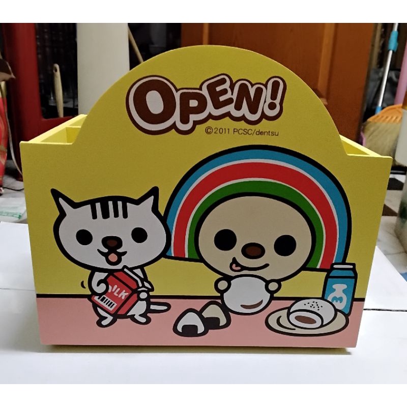現貨 OPEN小將多功能直式置物盒  LOCK小醬抽取式面紙盒 夢時代 阪急來店禮