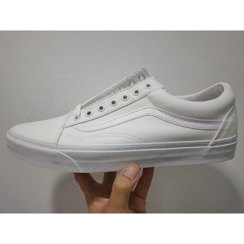 Vans old skool 全白 小白鞋 基本款 板鞋 經典 VN000D3HW001 us8.5~us13 有大尺吋