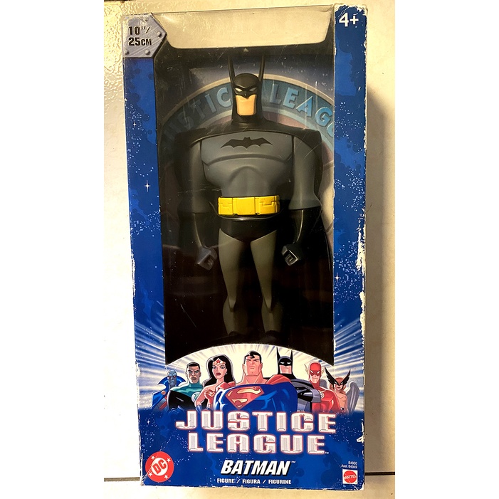 美版現貨 2003 Mattel DC JL Batman 正義聯盟 蝙蝠俠 動畫版 10吋可動人偶