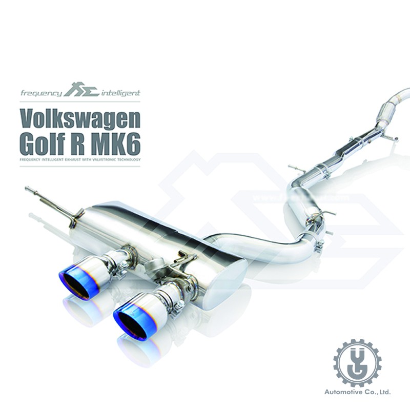 FI 高流量帶三元催化頭段 當派 排氣管 Volkswagen Golf R MK6 底盤【YGAUTO】