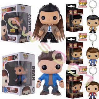 FUNKO POP Supernatural Dean Castiel 帶翅膀獨家乙烯基公仔玩具