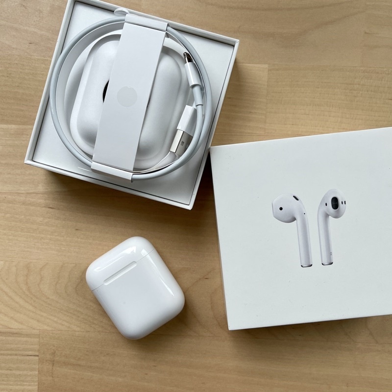 二手AirPods 一代 Apple藍牙耳機 送 保護殼 有盒 有序號