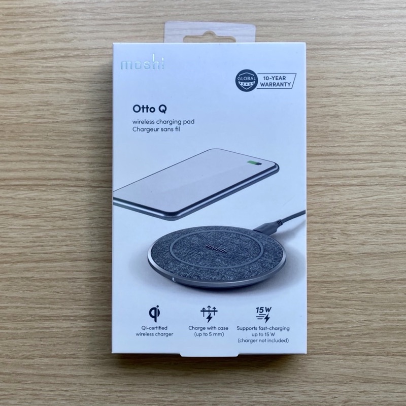 Moshi Otto Q 無線充電盤 USB-C 防過充 Qi認證 AirPods充電 需搭配USB-C充電座