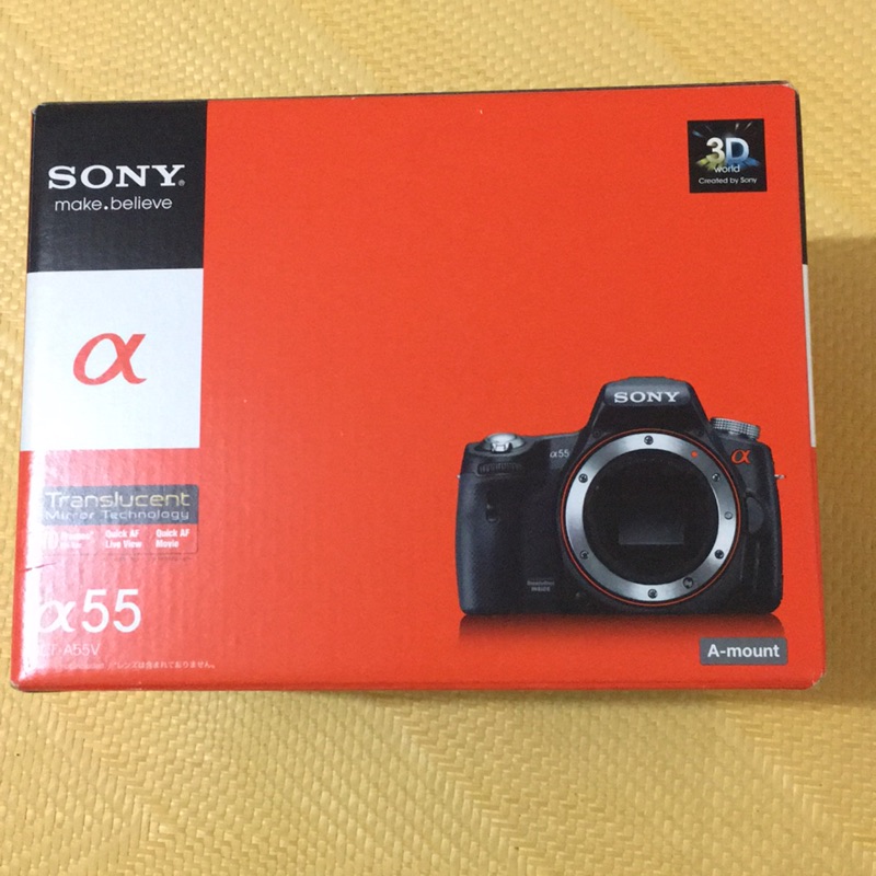 SONY α55二手單眼相機出售（日文機）