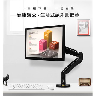 億嵐傢俱《瘋椅》 桌上型多功能螢幕架 NBF100A 適用22~35吋(電競/辦公)3C人體工學智慧型 LCD液晶螢幕