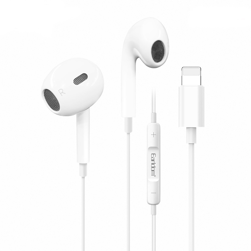 Apple Lightning 8pin經典高音質入耳式耳麥耳機(E62) 現貨 廠商直送