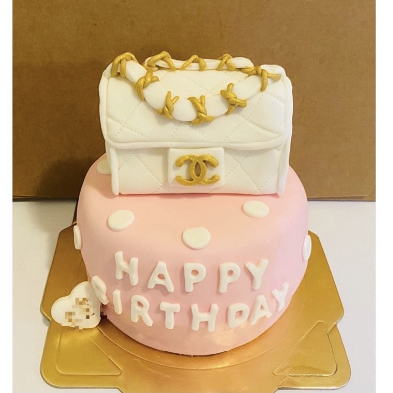 寇比造型蛋糕 名牌包 香奈兒 Chanel 客製化 造型蛋糕 立體蛋糕 翻糖蛋糕