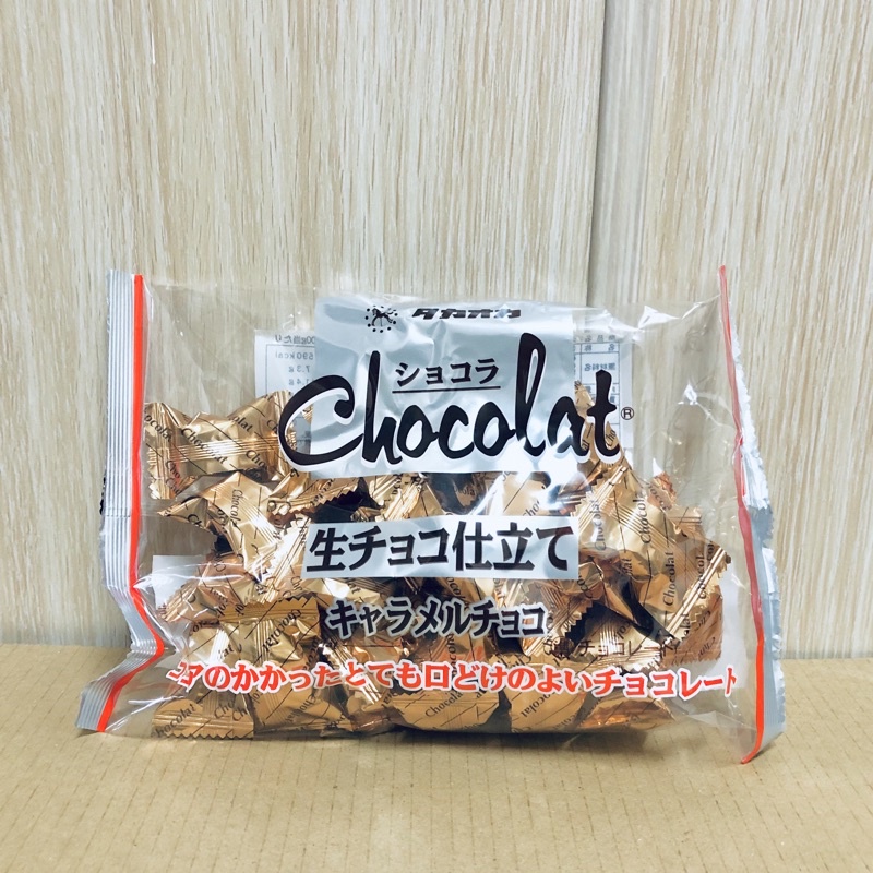（現貨）日本 高岡 生巧克力 焦糖口味 代可可脂 163g
