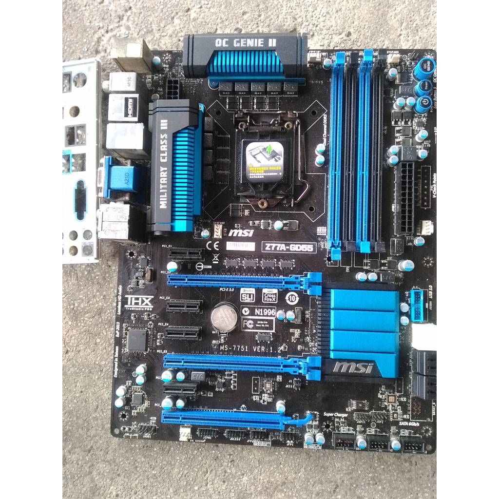 微星 MSI Z77A-GD55 可超頻高階主機板 LGA1155主機板 良品