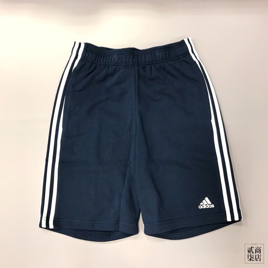 D.S) adidas Ess 3 Stripes Shorts 男款深藍藍色三線褲棉褲短褲BP5467 | 蝦皮購物