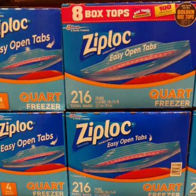 有發票 好市多代購 Ziploc 密保諾 雙層夾鏈冷凍保鮮袋 (54入*4盒)