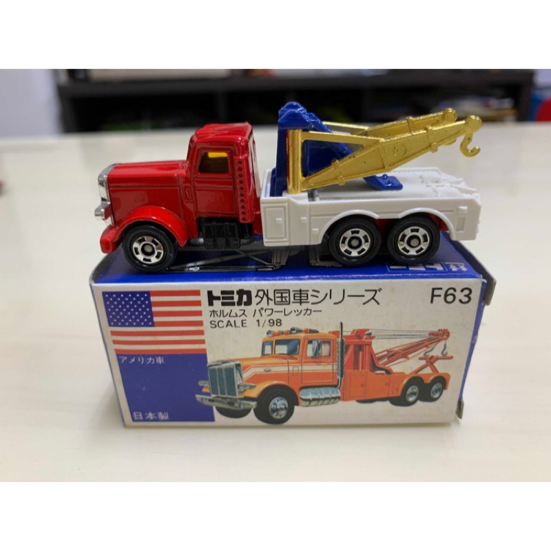 Tomica 多美 外國車 藍盒 日製 F63 HOLMES POWER