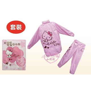 ♥小公主日本精品♥Hello Kitty 成人雨衣 粉色 黑色兩件是全身雨衣 附專屬 收納提袋32097009