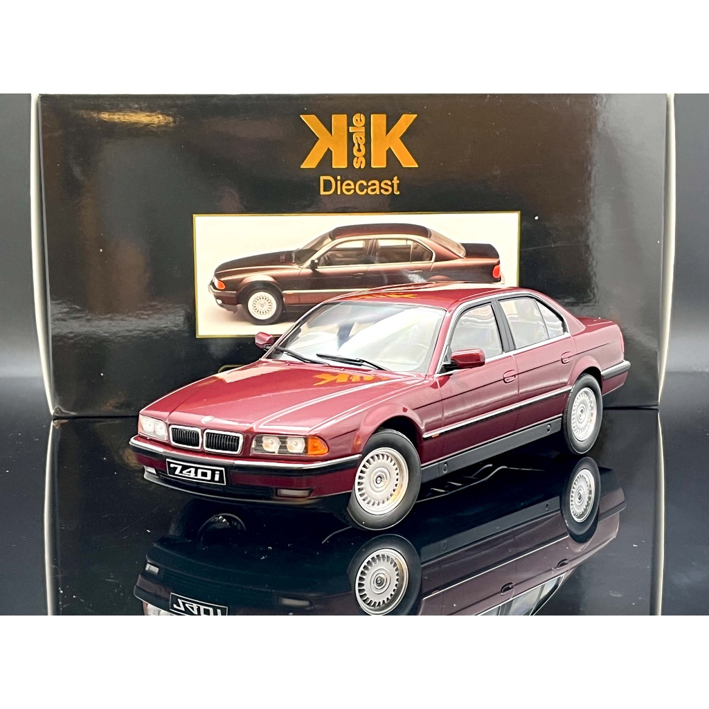KK scale 1/18 BMW 740i E38 1994 red MASH