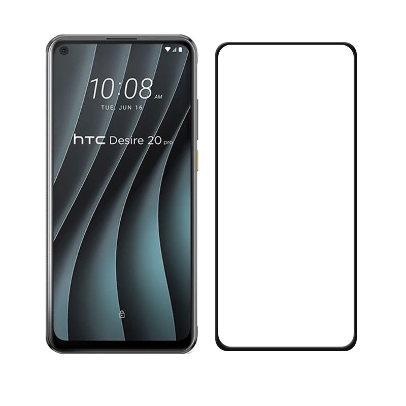 HTC Desire 20 pro 鋼化玻璃滿版 全膠 滿版 9H HTC D20 Pro 鋼化玻璃 玻璃貼 鋼化玻璃