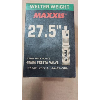 {名森自行車全新MAXXIS瑪吉斯 27.5*1.75/2.4 法式氣嘴內胎