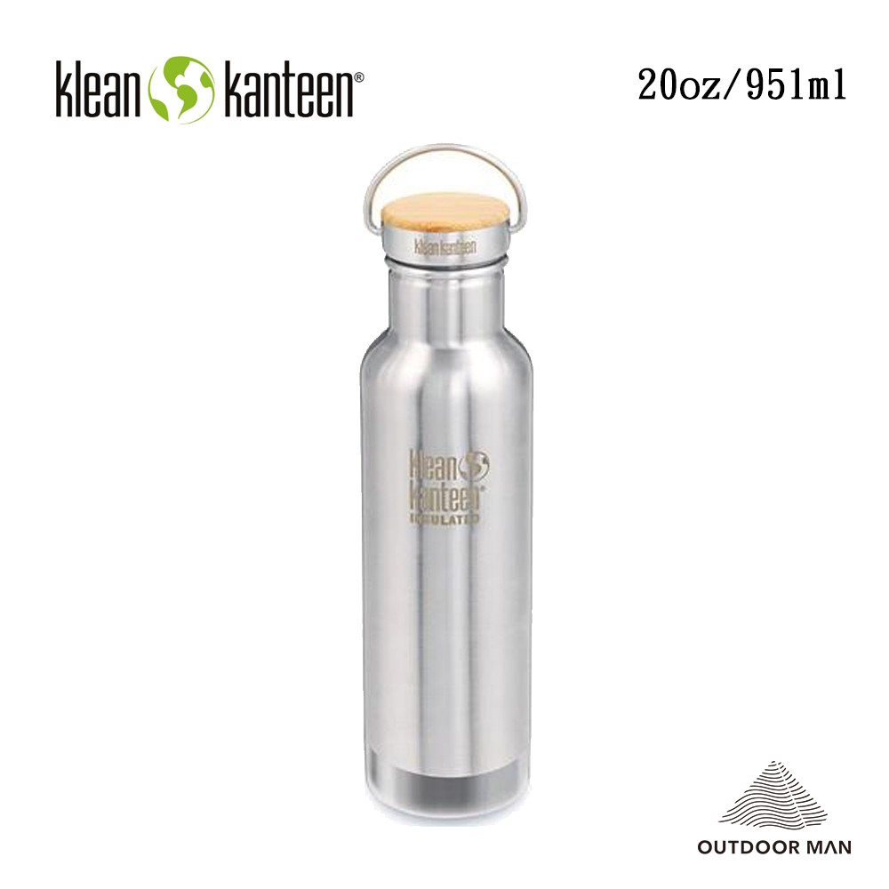 [Klean Kanteen] 竹蓋不鏽鋼保溫瓶 20oz/592ml