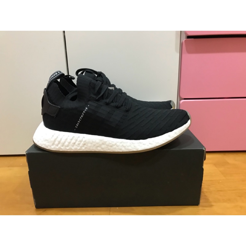 Adidas NMD_R2 Primeknit US10.5 日文限定版 Japan Pack Black