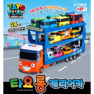 現貨⭐️韓國🇰🇷Tayo 泰路小巴士 三層 載運車 拖車 有音樂 (不含小車唷)➡️代買代購