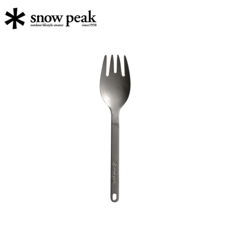 【現貨】Snow Peak 鈦金屬深齒匙叉 SCT-125