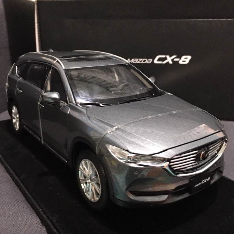 🈶現貨✅1:18  MAZDA CX-8  CX-5鋼鐵灰汽車模型