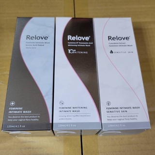 【現貨出清】relove 胺基酸私密潔淨精華凝露120ml【胺基酸／傳明酸／金盞花】私密洗